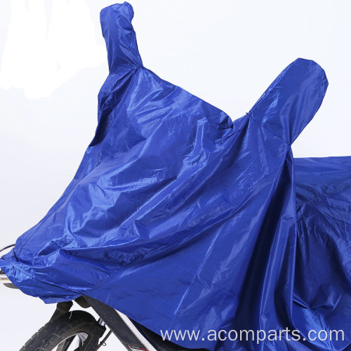 Safety breathable polyester blue motorcycle cover